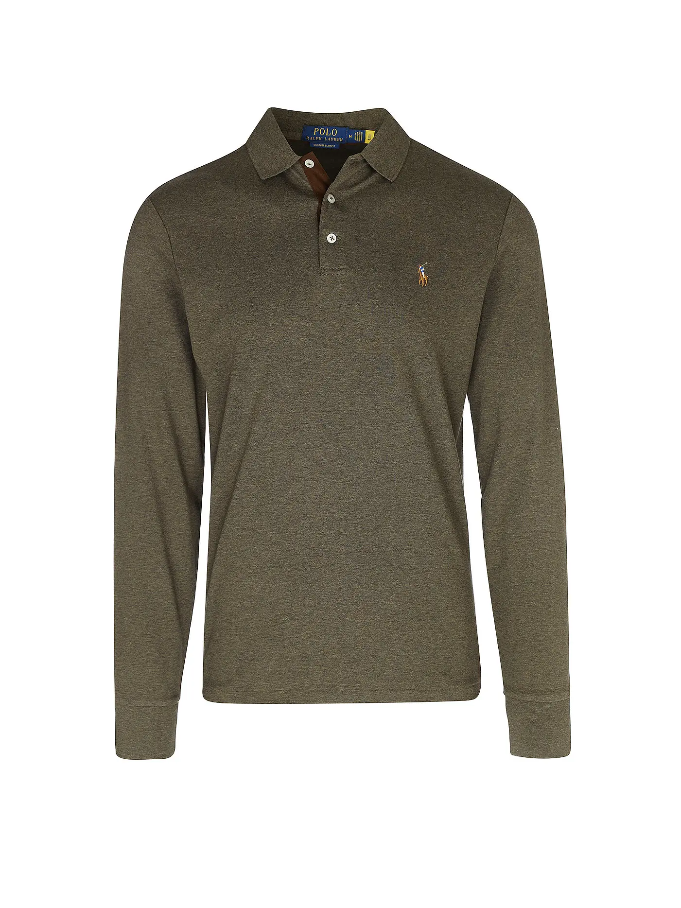POLO RALPH LAUREN | Poloshirt Custom Slim Fit | olive